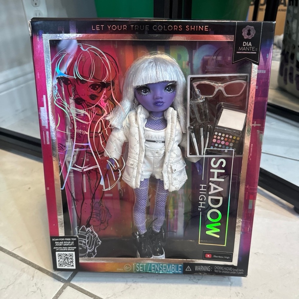 Rainbow High Shadow High Dia Mante Purple Fashion Doll